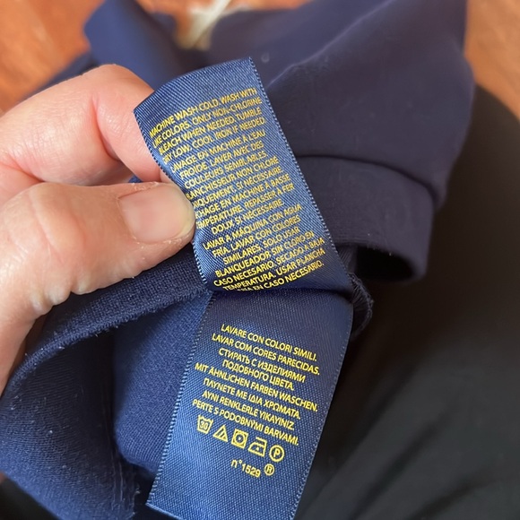 Kids Polo Ralph Lauren size Medium 8-10 navy blue full skirt - Picture 3 of 4